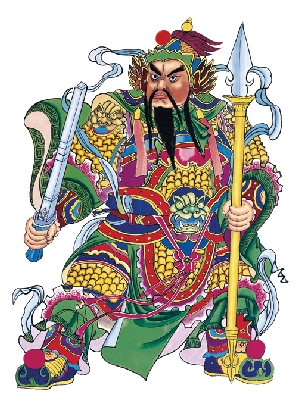 最新门神画，传统与创新完美融合的艺术佳作