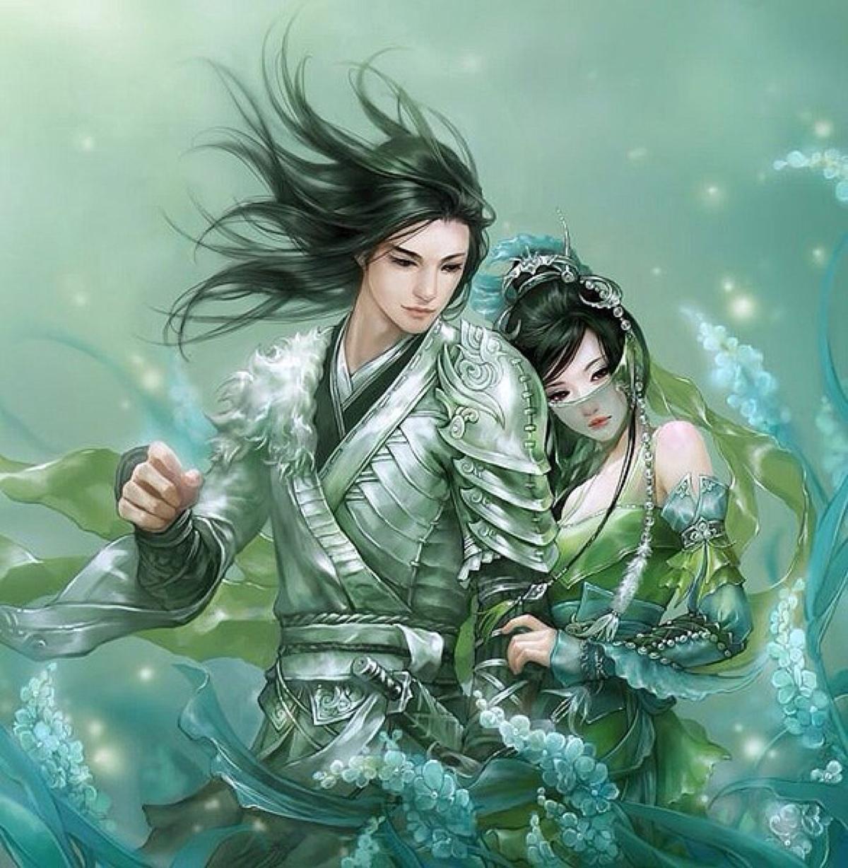动漫情侣甜蜜瞬间大全，心动图片珍藏
